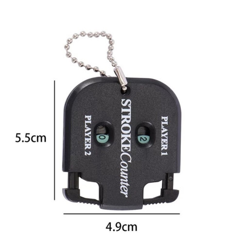 Manual Score Counter Portable  Shot Count Putter Score Counter with Two Digits Scoring for  Course Gift E