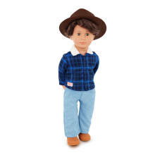 Our Generation 18-Inch Boy Doll Dustin, Western Outfit, Country Hat, Dolls