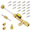 AC Valve Core & Stem Quick Replacement Tool Kit for Both 1/4" and 5/16" with Installer/Remover Wrench 1