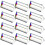 Clear Triangular Prism, 12PCS Minimalist Practical Optical Glass Prisms Light Triple Prism for Photography Physics Teaching 1