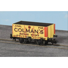 Peco - N Gauge - 9ft 7 Plank Open Wagon - Colman's Mustard (NR-7006P)