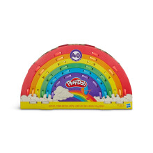 Play-Doh Rainbow Pack, 40 Fun-Size Cans with Tools, Ages 3+, 28.3g Each