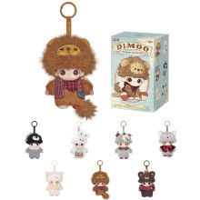 POP MART DIMOO The Secret Theatre Club Vinyl Plush Pendant Blind Box, Cute Bag Charm Keychain, Mystery Plush Toy Gift for Girls Women, Blind Box