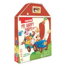 My Happy Farm Magnetic Game - Toys I 3 Years+ I 71 Pieces I 70 Magnetic Items I Magnetic Board I EVA Educational Game Supporting Imagination and
