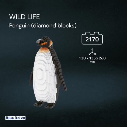 BlueBrixx Penguin Diamond Blocks 2170 Building Blocks Display Model 1
