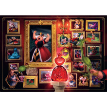 Ravensburger 12000038 - Villainous:Queen of Hearts - 1000 pieces jigsaw puzzle