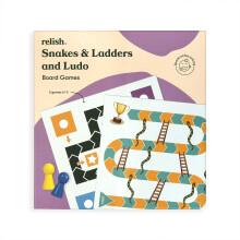 Relish Snakes & Ladders & Ludo Board Game - Dementia Activity for Elderly