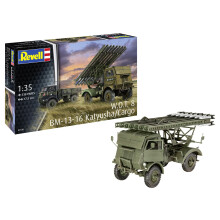 Revell 03338 BM-13-16 sur W.O.T. 8 châssis à l'échelle 1:35, kit de modèle en Plastique Non construit/Non peint // les peintures et la Colle sont