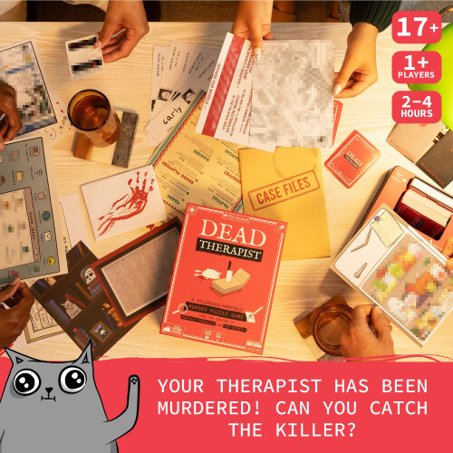 Exploding Kittens Exploding Kittens Dead Therapist, 1+ Players, Age 17+ Mystery Game 2