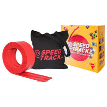 Speed Track 4m Flexible Toy Car Track with Storage Bag - Indoor & Outdoor Flexible Diecast Car Monster Truck Race Track for Loops, Jumps