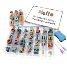 Smart Panda Pastel Magnetic Letters and Numbers for Children - 263 Magnets