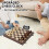LEAP Digital Chess Clocks Timer with Bonus & Delay Countdown Function for 2-Player Board Games - Black 7
