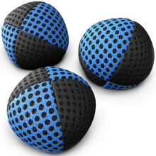 speevers Juggling Balls Professional Set of 3 Fresh Design Xballs, 12 Beautiful Colors Available, Juggle Balls for Beginners, Kids, Adults
