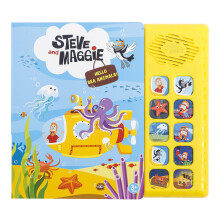 Steve and Maggie Sound Book - Interactive Sing Along Books for Toddlers 10 Button Musical Learning Toys
