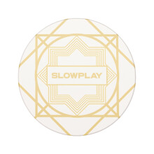SLOWPLAY Nash Ceramic Poker Chips, 10g&39mm, for Texas Hold'em, 50 pcs
