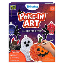 Skillmatics Poke-in Art - Halloween Decor, Mess-Free DIY Sewing Craft Kit