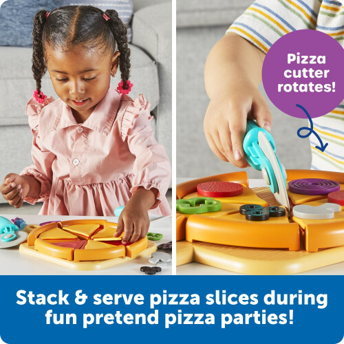 Learning Resources Learning Resources New Sprouts Pizza Night, Age 2-6, Pizza Play Food Set 2