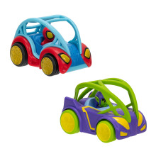 Spidey and his Amazing Friends Marvel Spidey vs. Green Goblin Power Rollers - Two 6-Inch Vehicles with Pull Back Motors that Flip 360 Degrees