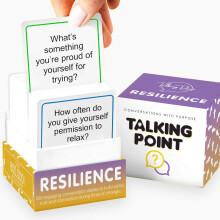 200 Resilience Conversation Starter Cards for Family, Therapy & Counselors