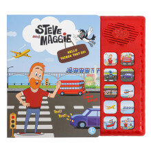 Steve and Maggie Sound Book - Interactive Sing Along Books for Toddlers 10 Button Musical Learning Toys