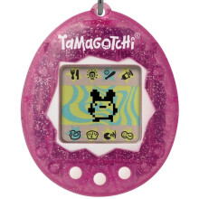 TAMAGOTCHI Bandai Original Pink Glitter Shell Virtual Pet