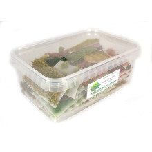 Mega tub of tufts 500+ mixed self adhesive static grass tufts