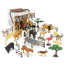 Terra by Battat Jungle World Animal Playset, 60-Piece Bucket, Animals