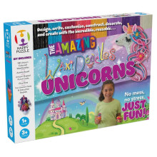 The Happy Puzzle Company WaxiDoodles Unicorn Modelling Kit, Age 3+