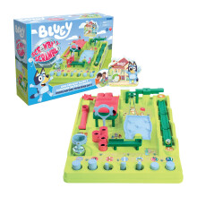 TOMY Bluey Screwball Scramble - Marble Run Maze Game, Bluey Toys 5+