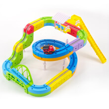 3D Track Electric Train Set,83 PCS Building Toy for Boys & Girls Age 3+