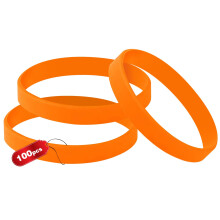 100PCS Blank Silicone Wristbands Elastic Universal Bracelets Rubber Wholesale Bracelet bands bulk