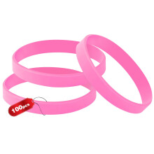100PCS Blank Silicone Wristbands Elastic Universal Bracelets Rubber Wholesale Bracelet bands bulk