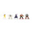Jada Jada TURTLES NANO FIGURE MULTIPACK WAVE 1 6
