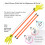 Juggle Dream Neon Flowerstick incl. Control Sticks - Juggling Set 6