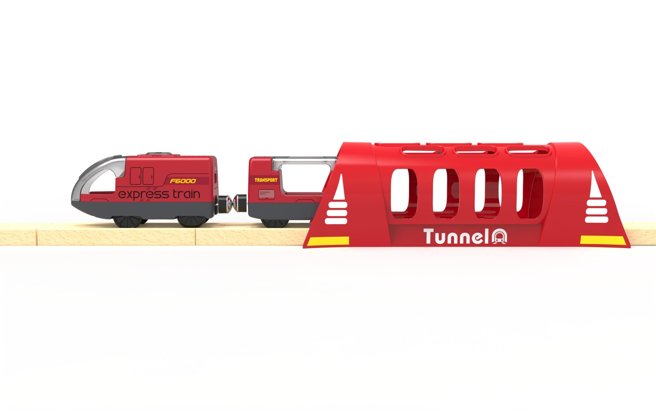 Toy Train Set Remote Control Train, Motorized Trains for wooden track ...