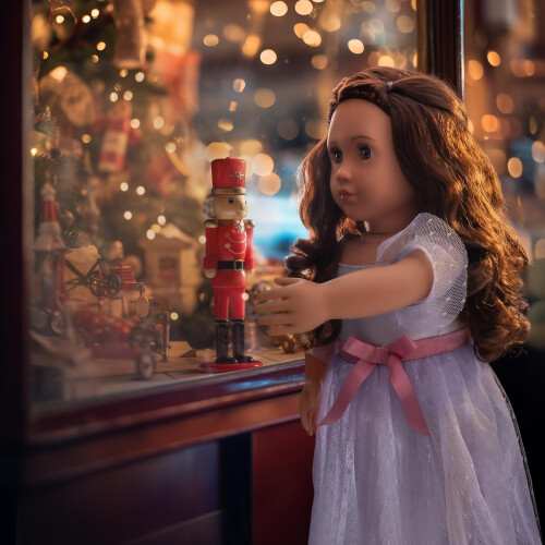 Our Generation Our Generation 18-Inch Ballerina Doll Clara with Nutcracker Accessory 1