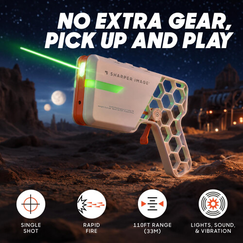 Sharper Image Laser Tag Blaster Duo for Kids, 2 Pack, Ages 8+ 1