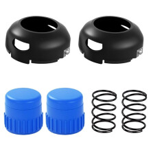 KLS124-03 Trimmer Cover Cap & Spring Replacement for Kobalt 24V KST 1124B-03 2024A-03 (2 Caps+2 Knobs+2 Springs)