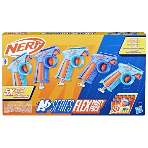 Nerf Nerf N Series Party Pack, 5 Blasters, 15 Nerf N1 Darts 1