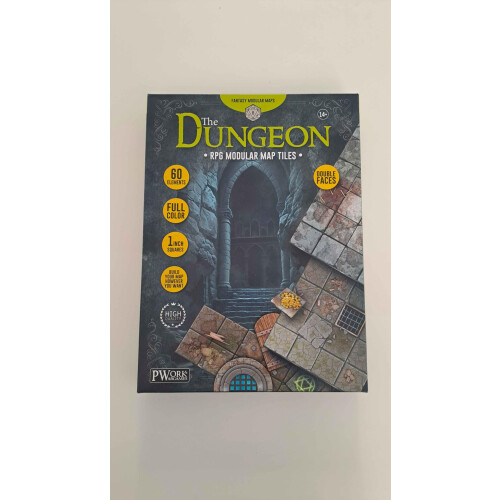 The Dungeon - RPG Modular Map Tiles - Double Face Cardboard Tiles 1