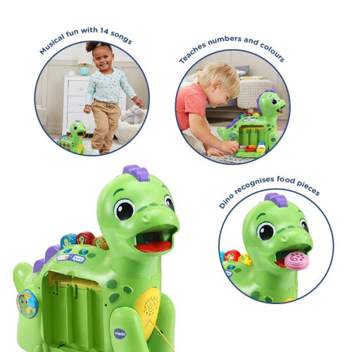 VTech VTech Chomp-along Dino, English 1