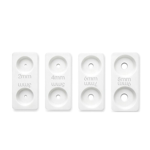 Liquid Nitrogen Sprays Baffle with 4 Interchangeable Aperture Sizes (2-8mm), Cold Sprays Nozzle Insert