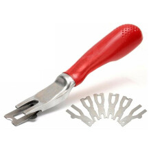 Vinyl Flooring Seam Trimmer Set Professional Floor Welding Bead Removal Tool, Carpet and PVC Floor Trimming Knives