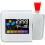 LED Rotating Projection Clock-Digital Color Display Alarm Clock with  Projection & Decorative LED Screen for Home B 1