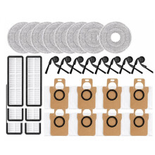 1 Set Tillbehör Till (Robotdammsugare H50 / H50 Pro) Dammsugardelar Huvudsidoborste HEPA-Filter Moppduk Dammpåse
