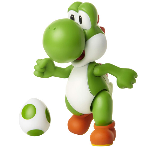 Super Mario Nintendo 4-inch Figures Yoshi with Egg Accessory 2