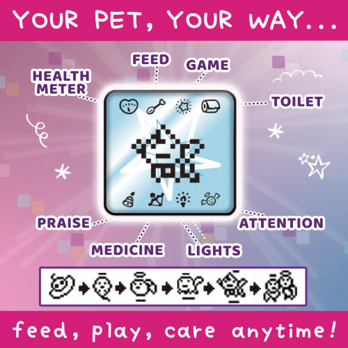 Tamagotchi TAMAGOTCHI Original Angel Carousel Shell Virtual Pet 1