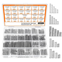 300PCS Compression Springs Assortment Kit 23 Different Sizes Small Spring 304 Stainless Steel Mechanical Springs