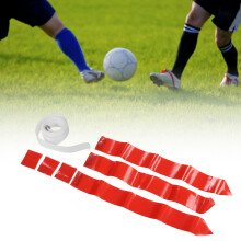 Jugend Fußballgürtel 3 Flaggen Rot Training