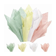 152 Fogli di Carta da Regalo In Cotone per Fiori, Impermeabile, 30x30 cm, 4 Colori per Fioristi e Confezioni Regalo.
